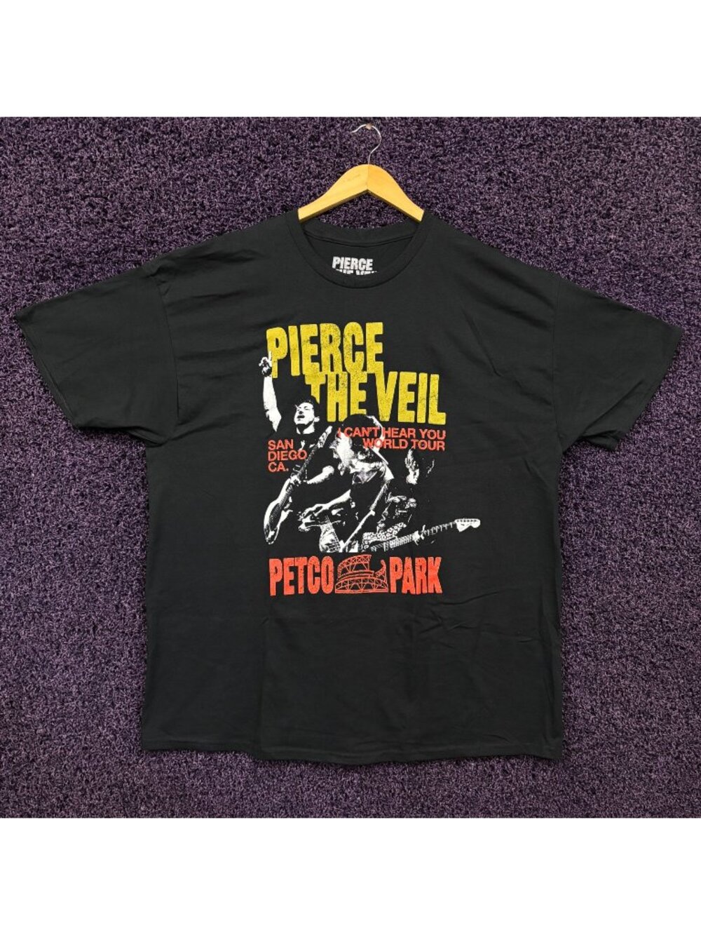 Pierce the Veil I Cant Hear You Tour Petco Park T-Shirt 2X